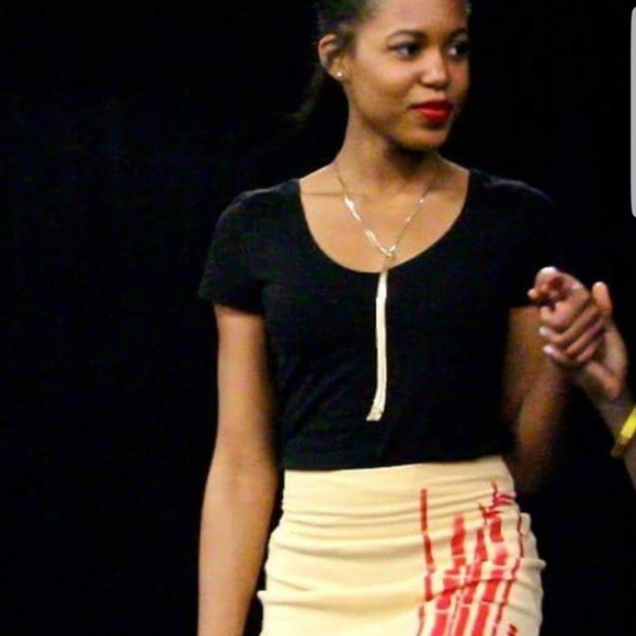 Aku / Akwa stretch bamboo mini skirt - Picture 6 of 6